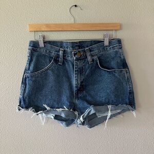 Rustler Vintage Denim Cutoff High Rise Jean Shorts